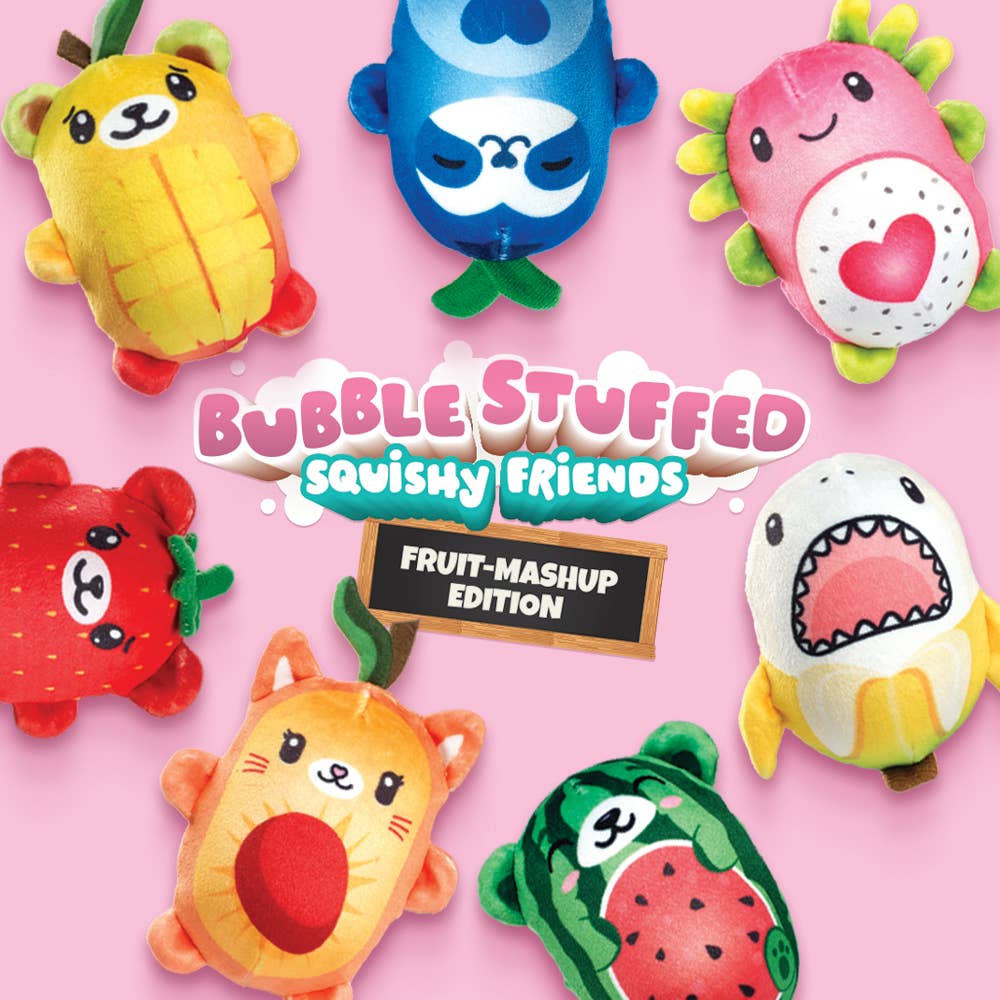 Bubble Stuffed Squishy Friends - Fruit Mashup Series