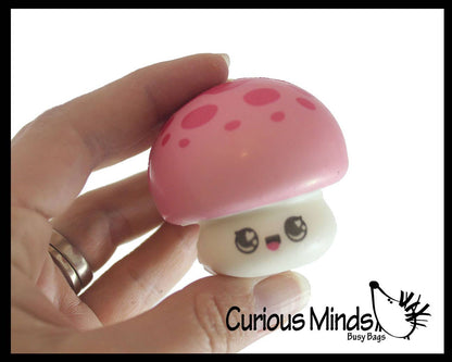 1 Cute Mushroom Micro Slow Rise Squishy Toy