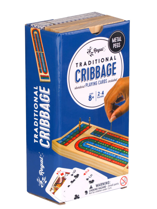 Cribbage Classic 3-Track Foldable Board Game