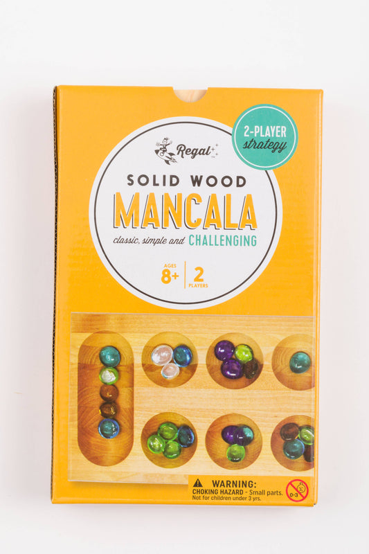 Regal Games Mancala Foldable Wooden Board Game