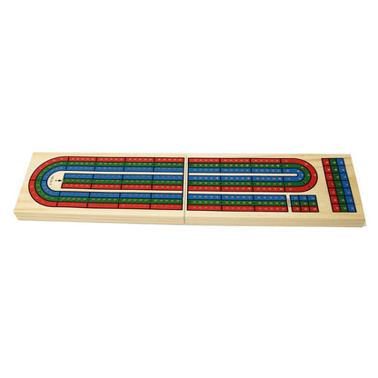 Cribbage Classic 3-Track Foldable Board Game