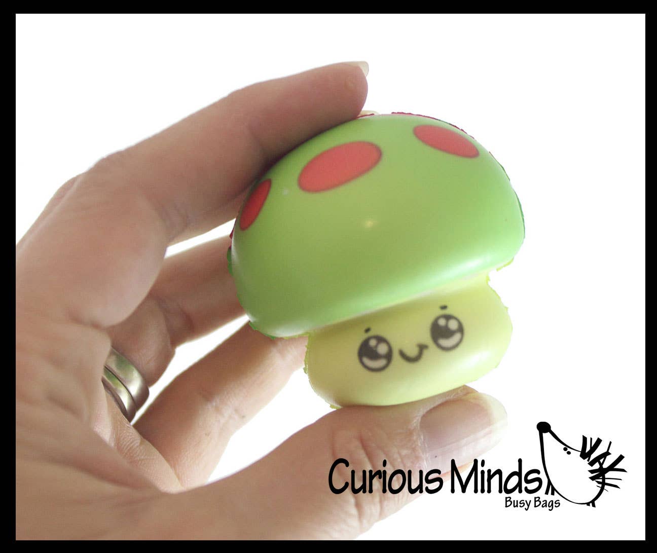 1 Cute Mushroom Micro Slow Rise Squishy Toy