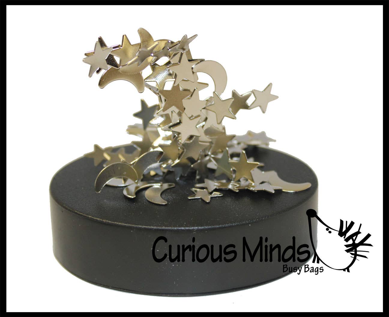 1 Magnetic Moon and Stars Fidget Sculpture - Office Science