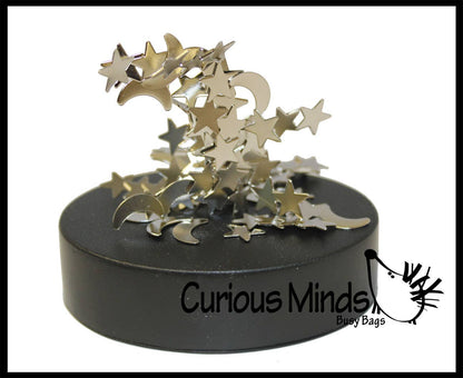 1 Magnetic Moon and Stars Fidget Sculpture - Office Science