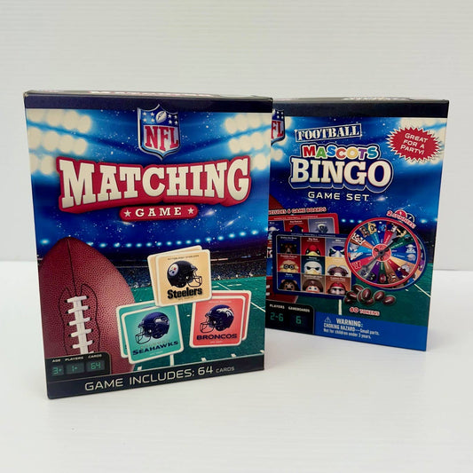 NFL League Matching Bingo Board Game Assortment