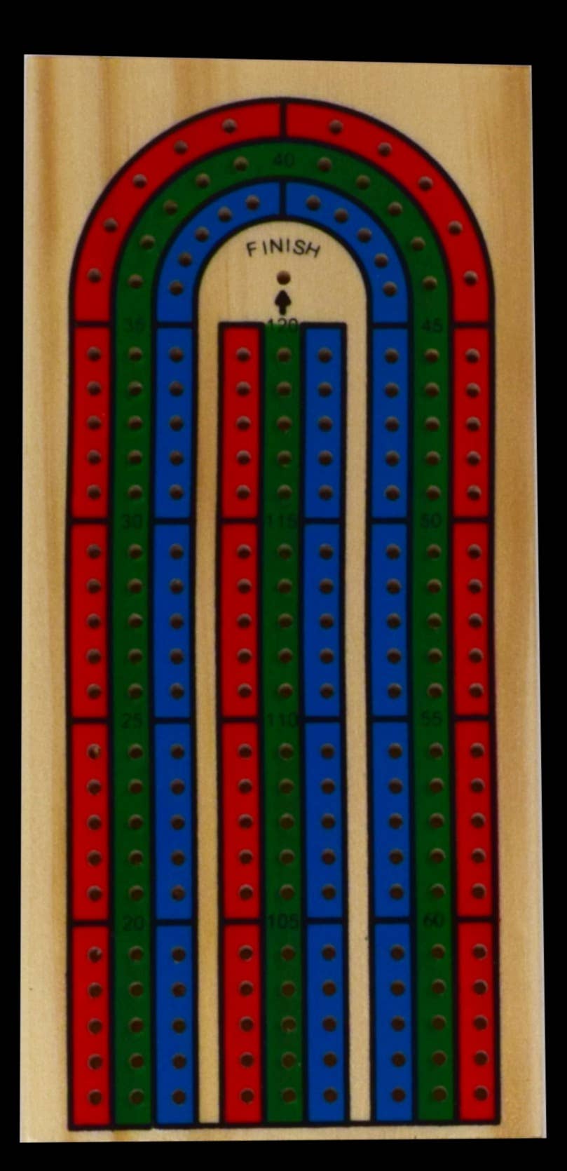 Cribbage Classic 3-Track Foldable Board Game