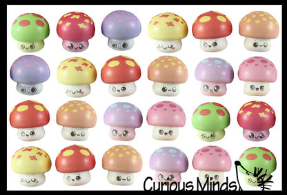 1 Cute Mushroom Micro Slow Rise Squishy Toy