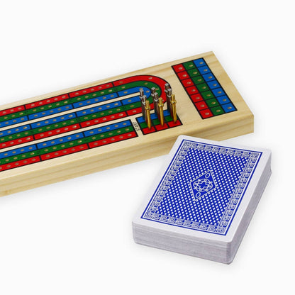 Cribbage Classic 3-Track Foldable Board Game